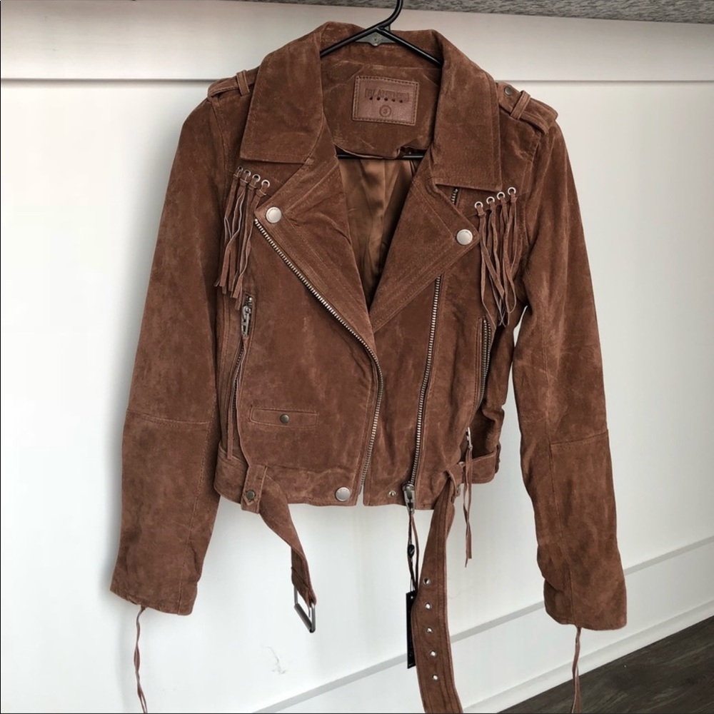 Suede Fringe Jacket